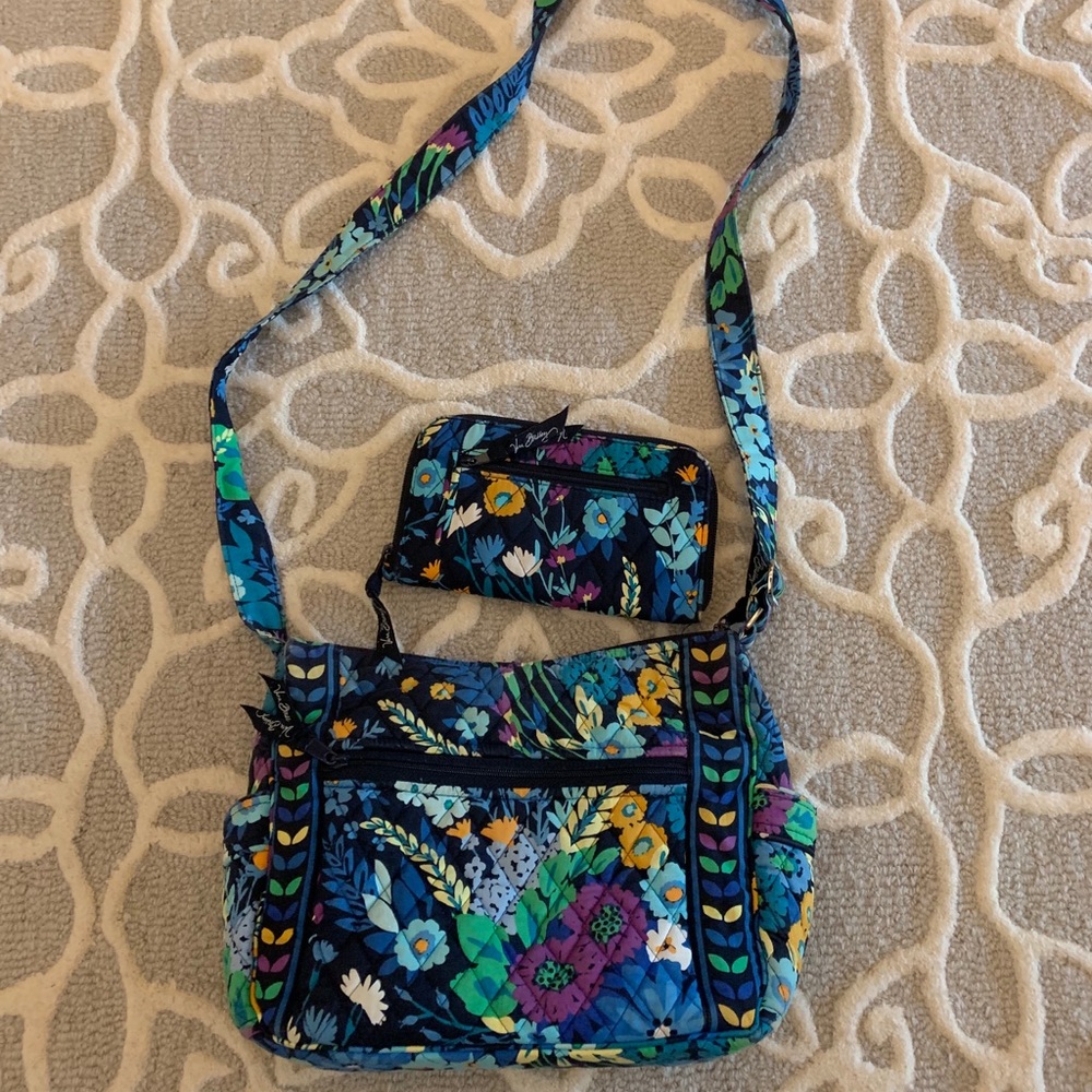Vera Bradley purse and matching wallet